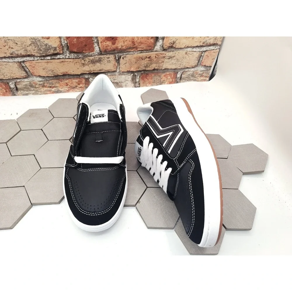 Vans Lowland 2.0 Men's Sneakers Black White Gum Size 11 US New 2024 - Picture 8 of 10